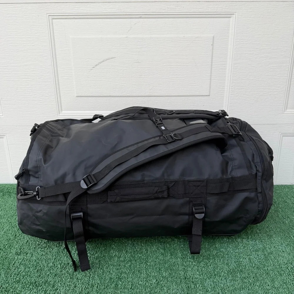 MIER 10110033-9007 Large Black 90L Waterproof‎ Convertible Duffle Bag Backpack